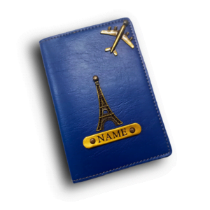 Personalised Royal Blue Colour Passport Cover