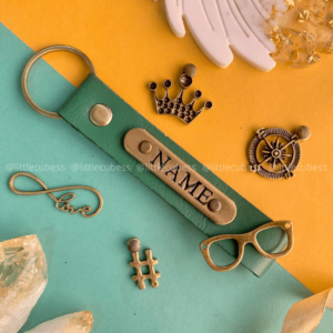 Personalised Keychain 1 sided – Green