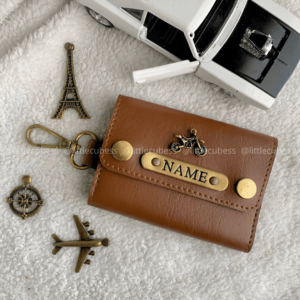 Personalised Key Pouch – Tan Brown