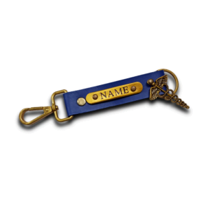 Personalised Keychain 2 Sided – Royal Blue