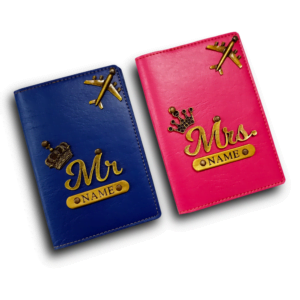 Mr & Mrs Personalised Couple Passport Covers